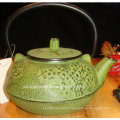 Best Selling Embossed 0.6L Cast Iron Teapot Color and Logo Customized